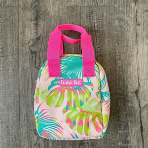 Fridge Pak Personal Insulated Lunch Bag- Sugar Plum Peacock Neon